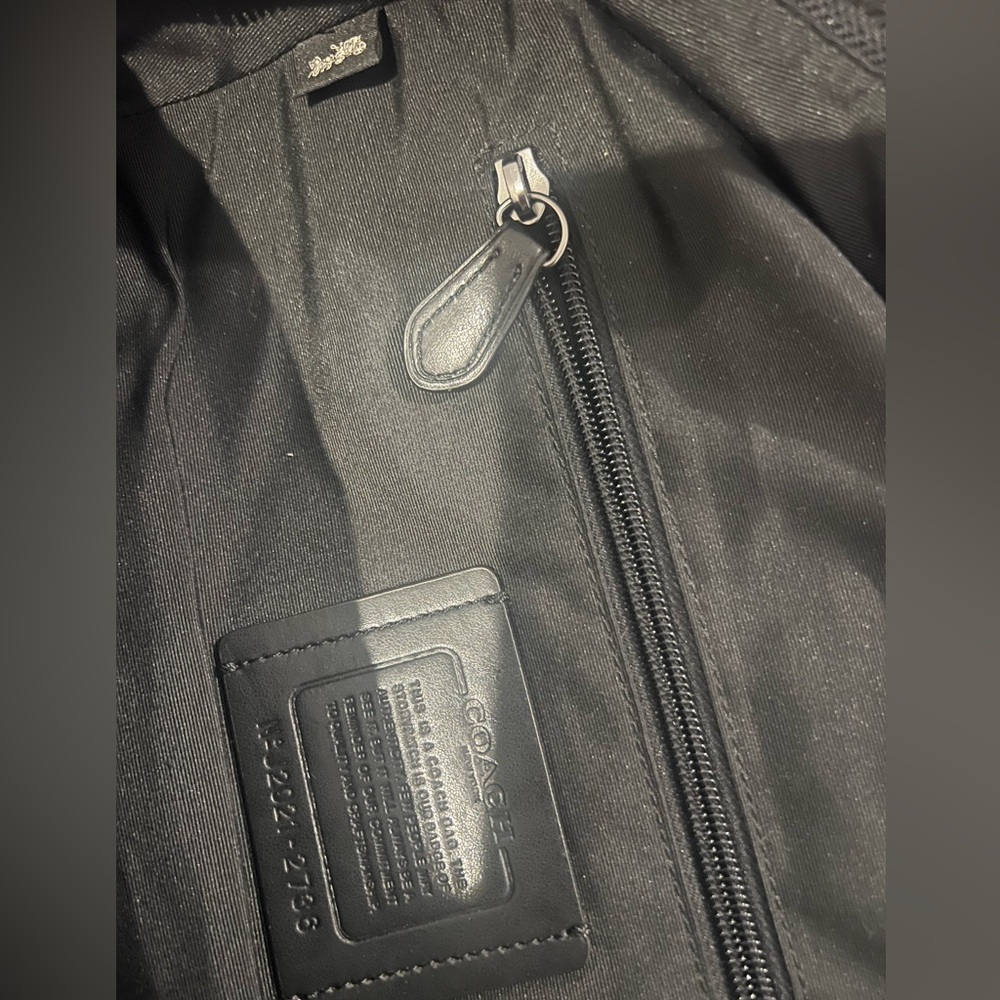Coach Black Monogram Backpack - Picture 3 of 3